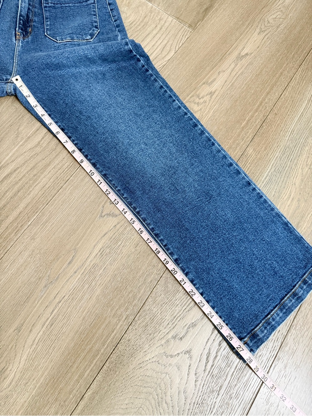 Just Black Denim Sailor Pocket Wide Leg Jeans 29 - Picture 10 of 12